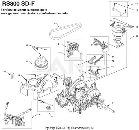 Mower Lift. . Rs800 transmission parts diagram